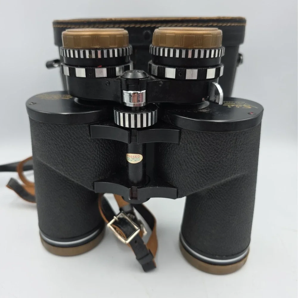 Selsi Vintage Lightweight Binoculars Zoom Lens 8x 14x50MM No. 43-4354 With Case